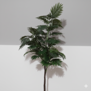 Artificial Palm Tree Plant – Realistic Faux Indoor Decorative Plant for Home & Office Décor